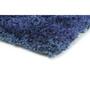 Shag Blue/ Blue Indoor Hand-made Polyester Area Rug  (65dc949cbb0d80c06fcf6155_ud)