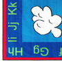Flagship Carpets Nylon, Happy World, 4'x6' Multi-Colored Rug (CE189-22W)