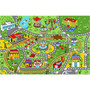 Global Printed Products Polyester 31.5" x 47.2" Rectangular Machine Made Rug, Roads (EGP-HD-0349)
