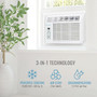 Keystone 10,000 BTU Window-Mounted Air Conditioner with Follow Me LCD Remote Control, White (KSTAW10CE)