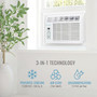 Keystone 12,000 BTU Window-Mounted Air Conditioner with Follow Me LCD Remote Control, White (KSTAW12CE)
