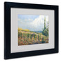 Trademark Fine Art 'The Approaching Storm' 11" x 14" Black Frame Art (65dc994feed7ebf2f93358bd_ud)
