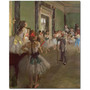 Trademark Global Edgar Degas "The Dancing Class, 1873" Canvas Art, 19" x 14" (65dc99dceed7ebf2f9335a53_ud)