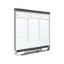 Quartet Prestige Total Erase Calendar Whiteboard, Graphite Frame, 3' x 2' (CMP32P2)
