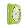 Infinity Instruments Square Retro Wall Clock, 9.25" (13228OR-4103)