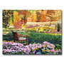 Trademark Fine Art 'Secret Garden Chair' 26" x 32" Canvas Art (65dca4b0f99b2575f686bc60_ud)