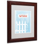 Trademark Fine Art 'Tom Sawyer' 11" x 14" Wood Frame Art (65dca51bf99b2575f686bd60_ud)