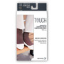 Touch Women's Compression Socks, Knee High, Herringbone Pattern, 15-20 mmHg, S, BROWN (1061BN-S)