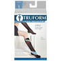 Truform Women's Stockings, Knee High, Sheer, Dot Pattern: 15-20 mmHg, M, BLACK (1782BL-M)