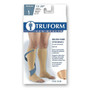 Truform Stockings, Knee High, Open Toe: 15-20 mmHg, L, BLACK (0875BL-L)