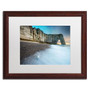 Trademark Fine Art RV0019-W1620MF "Gate to the Ocean" by Mathieu Rivrin 16" x 20" FRM Art, WHT MTD (65dca5fcf99b2575f686bf8e_ud)