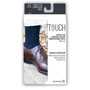 Touch Men's Compression Socks, Knee High, Checkered Pattern, 15-20 mmHg, M, NAVY (1013NV-M)