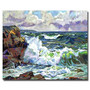 Trademark Fine Art 'Malibu Coastline' 26" x 32" Canvas Art (65dca682f99b2575f686c0a6_ud)