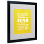 Trademark Fine Art 'Dined Well II' 16" x 20" Black Frame Art (65dca77bf99b2575f686c352_ud)