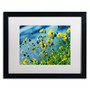 Trademark Fine Art BC0141-B1620MF Power in Flower by Beata Czyzowska Young 16x20 FRM Art, WHT MTD (65dca7e0f99b2575f686c462_ud)