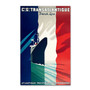 Trademark Fine Art 'Atlantique-Pacifique' 16" x 24" Canvas Art (65dca816f99b2575f686c4f8_ud)