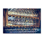 Trademark Fine Art LBR0253-C3047GG Drinks on the House in Rich Blue by Lois Bryan 30x47 FRMLS Art (65dca824f99b2575f686c52c_ud)
