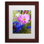 Trademark Fine Art PSL0333-W1114MF "Cosmo" by Philippe Sainte-Laudy 14" x 11" Framed Art, WHT MTD (65dca88ef99b2575f686c644_ud)