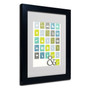 Trademark Fine Art 'Alpha Bits Cooled' 11" x 14" Black Frame Art (65dca892f99b2575f686c650_ud)