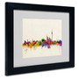 Trademark Fine Art 'Berlin, Germany' 11" x 14" Black Frame Art (65dca894f99b2575f686c654_ud)