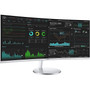 Samsung CJ791 C34J791WTN 34" LCD Monitor, Silver, White (LC34J791WTNXZA)