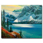 Trademark Fine Art 'Majestic Bow River' 18" x 24" Canvas Art (65dca926f99b2575f686c7d0_ud)