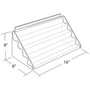 Azar® 8"(H) x 16"(W) x 8"(D) 4-Tier Counter Step Display, Clear (65dcab238db0a49f178fb567_ud)