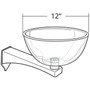 12" Bowl Display with Extension Arm for Sky Tower Unit (65dcab498db0a49f178fb5fd_ud)