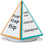 Essential Learning Spin & Write Pyramid™ Rotating 4-Sided Dry-Erase Board (ELP626691)