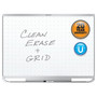 Quartet Prestige 2 Total Erase Dry-Erase Whiteboard, Aluminum Frame, 8' x 4' (TEM548A)