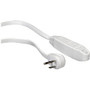 Go Green Power 15' Extension Cord, 3-Outlet, 16 AWG, White (GG-19615)