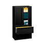 HON Brigade 700 Series 2 File Drawer Lateral File Cabinet, Locking, Letter/Legal, Black, 36"W (H785LS.L.P)