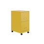Space Solutions SOHO Smart File 2-Drawer Mobile Vertical File Cabinet, Letter Size, Lockable, Goldfinch (25276)