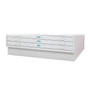 Safco 2-Drawer Flat File Cabinet Base, Specialty, White (4997WHR)