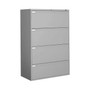 Global 9300P Series Business-Plus Lateral File Cabinet, Ltr/Lgl, 4-Drawer, Light Grey, 18"D, 36"W (65dcb11adf0e5999ef9f7e49_ud)