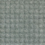 M+A Matting WaterHog Squares Classic Mat, Universal Cleated, 4' x 6', Medium Grey (2005746070)