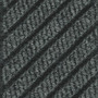 M+A Matting WaterHog Max Grand Diamond, Mat + One End, Universal Cleated, 3' x 10', Black Smoke (2224870310070)