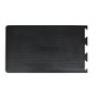 Smart Step Maxum Polyurethane Anti-Fatigue Puzzle Piece Mat, 60" x 36" Left, Black (MX53L-BLK)