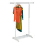 Honey Can Do® 34" to 53" Expandable Garment Rack, White (GAR-09338)