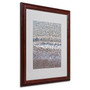 Trademark Fine Art 'Lakeshore Abstract 2' 16" x 20" Wood Frame Art (65dcb7c7f638b16909619dff_ud)