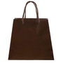 JAM PAPER Matte Trapezoid Gift Bags with Rope Handles, 7 1/2 x 4 x 8 1/4, Chocolate Brown, Bulk 96 Bags/Box (2181214683B)