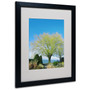 Kathie McCurdy 'Wind In the Willow' Matted Framed Art - 11x14 Inches - Wood Frame (65dcb8aff638b1690961a0bb_ud)
