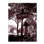 Trademark Fine Art 'Paris Metro and Kiosk 2' 18" x 24" Canvas Art (65dcb9d7f638b1690961a3fd_ud)