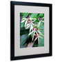 Kathie McCurdy 'Orchids II' Matted Framed Art - 11x14 Inches - Wood Frame (65dcbab5f638b1690961a62f_ud)