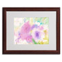Trademark Fine Art 'Purple Magic' 16" x 20" Wood Frame Art (65dcbb10f638b1690961a755_ud)