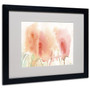 Trademark Fine Art 'Coral Composition' 16" x 20" Black Frame Art (65dcbbddf638b1690961aa0f_ud)