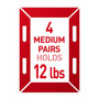 Command™ Medium Picture Hanging Strips, White, 3 Sets of Strips/Pack (17201-ES)