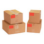 Tape Logic 4" x 4" Rectangle Inventory Label, Fluorescent Red, 500/Roll (65dcbe3410dbb51b5116c804_ud)