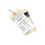 6 1/4" x 3 1/8" - (1500-1999) Inventory Tags 2 Part Carbon Style #8 - Pre-Wired, 500/Case (65dcbe5310dbb51b5116c85c_ud)