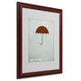 Christian Jackson 'Marry Poppins' Matted Framed Art - 16x20 Inches - Wood Frame (65dcbea64157c7a713e1c68a_ud)